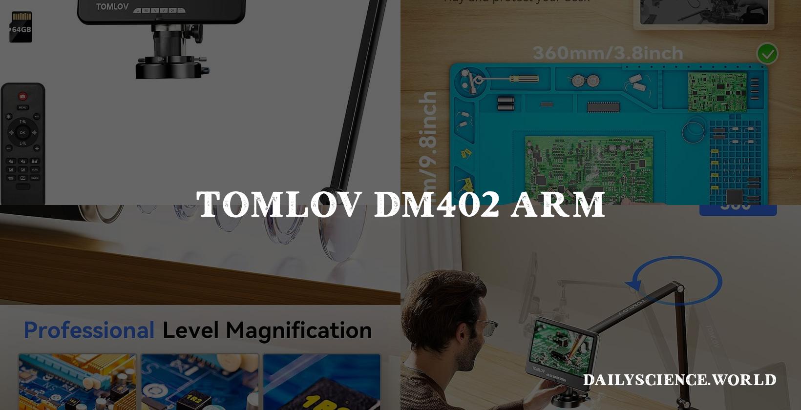 TOMLOV DM402 Arm Digital Microscope